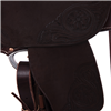 Chocolate 1/2 Breed Sunflower Caiman Round Barrel Saddle