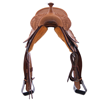 Russet 1/2 Breed Deluxe Deeter Sunflower Navy Ostrich Round 