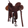 Chestnut RO 1/8 MW Floral Round Barrel Saddle