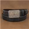 Mesa 14K Cross Pistol Crosshatch Buckle