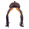 Chocolate 1/2 Breed Wyo Deeter Chocolate Inlay Round Barrel 
