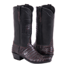 Ladies 13" Black Cherry Caiman Moose Cowboy Boots