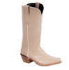 Ladies 13" Bone Kidskin Winn Stitch Cowboy Boot