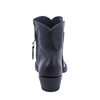 Ladies Black Cherry Goat Short Boots w/ Mini Vibram Sole