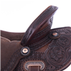 Chocolate 1/2 Breed Wyo Deeter Chocolate Inlay Round Barrel 