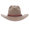 Wide Pink Python Hatband