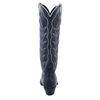Ladies 17" Black Bison Winn Stitch Cowboy Boot