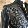 LADIES BLACK MME BUTTERFLY JKT W/CRYSTALS