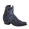 Ladies  Buckstitch Break Goat Blue Shorty Boots