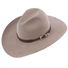 Wide Cigar Caiman Hat Band with Sterling Silver Buckle Set