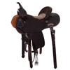Chocolate 1/2 Breed Sunflower Caiman Round Barrel Saddle