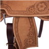 Burns Russet Barbwire Border Ranch Cutter Saddle