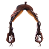 Burns Chestnut Elephant Seat Bulldogging Saddle