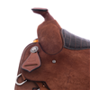 Burns Chestnut Elephant Seat Bulldogging Saddle