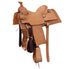 Russet RO Square Cheyenne Roll Team Rope Saddle