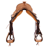 Russet RO Square Cheyenne Roll Team Rope Saddle