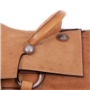 Russet RO Square Cheyenne Roll Team Rope Saddle