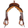 1/2 Russet Conventional 1/4 Wyo Team Rope Saddle