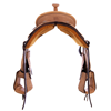 Russet RO Conventional Chocolate Inlay Team Rope Saddle