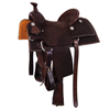3/4 Chocolate Square Basket Standard Team Rope Saddle