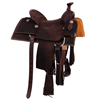 3/4 Chocolate Square Basket Standard Team Rope Saddle