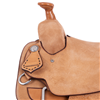 Russet RO 1/4 Chocolate Buckstitch Team Rope Saddle