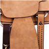 Russet RO 1/4 Chocolate Buckstitch Team Rope Saddle