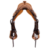 Russet RO Semi Square Celtic Border Rope Saddle 