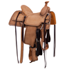 Russet RO Semi Square Celtic Border Rope Saddle 