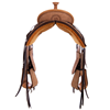 Russet RO Semi Square Celtic Border Rope Saddle 