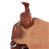 Burns Chestnut SO/RO Team Roper - Conventional - 1/2 Snake Border w/ Sunny D Flower 