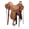 Russet RO Deluxe Barbwire 3/4 Wyo Kidney Bean Ranch Saddle 