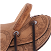 Russet RO Deluxe Barbwire 3/4 Wyo Kidney Bean Ranch Saddle 
