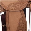 Russet RO Deluxe Barbwire 3/4 Wyo Kidney Bean Ranch Saddle 