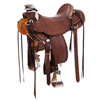 Chocolate SO Barbwire Border Kidney Bean Ranch Saddle