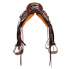 Chocolate SO Barbwire Border Kidney Bean Ranch Saddle