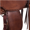 Chocolate SO Barbwire Border Kidney Bean Ranch Saddle
