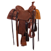 1/8 Chestnut Conventional MW Floral Team Rope Saddle