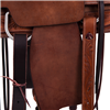 1/8 Chestnut Conventional MW Floral Team Rope Saddle