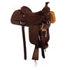Burns Chocolate RO Rope Saddle - Conventional - No Tooling 