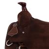 Burns Chocolate RO Rope Saddle - Conventional - No Tooling 