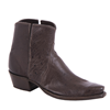 Ladies Short Nicotine Smooth Ostrich Boot