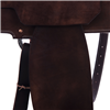 Burns Rope Saddle Chocolate RO - Notched - No Tooling - Cheyenne - Single Skirt