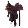 Burns Rope Saddle Chocolate RO - Semi Square - No Tooling - Standard - Single Skirt
