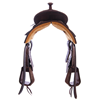 Burns Rope Saddle Chocolate RO - Semi Square - No Tooling - Standard - Single Skirt