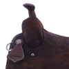 Burns Rope Saddle Chocolate RO - Semi Square - No Tooling - Standard - Single Skirt