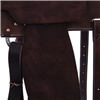 Burns Rope Saddle Chocolate RO - Semi Square - No Tooling - Standard - Single Skirt