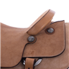 Russet Roughout Conventional Ranch Cutter Saddle