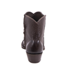 Ladies Short Nicotine Smooth Ostrich Boot