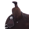 CHOCOLATE RO LIGHTWEIGHT VERSATILITY SADDLE- ROUND- SINGLE INSKIRT- CHEYENNE- HARD SEAT